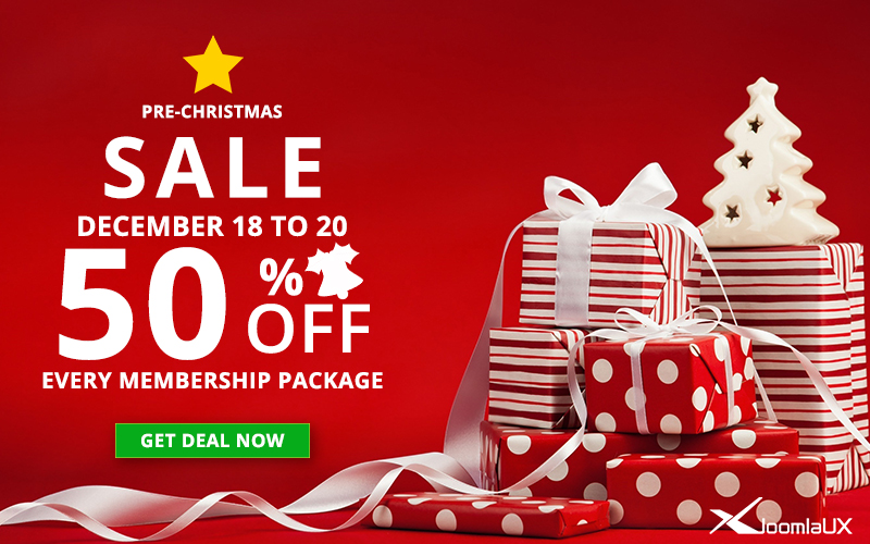 Joomla Christmas Sale